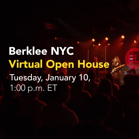 Berklee NYC Virtual Open House