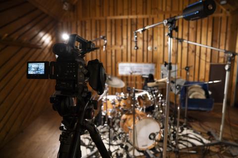 Camera set up in the Power Station