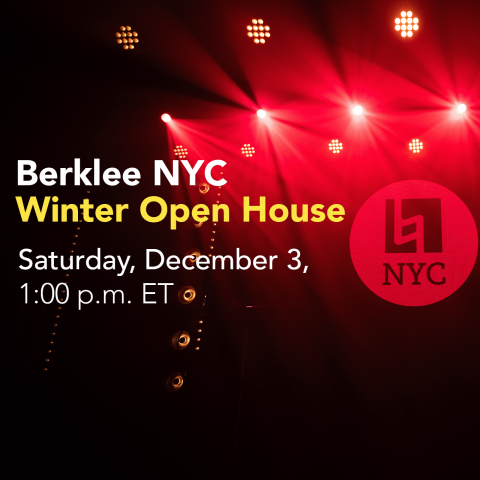 Berklee NYC Winter Open House